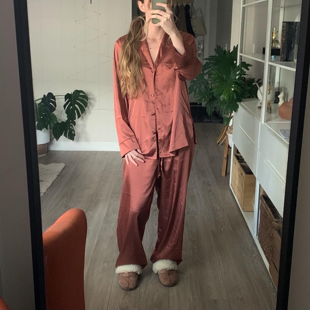 Dusty rose pajama set